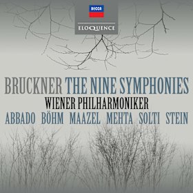Bruckner's The Nine Symphonies album cover.