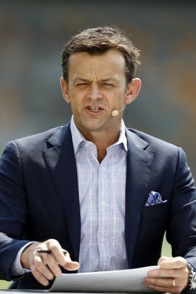 Australia’s former vice captain and now Fox commentator Adam Gilchrist.