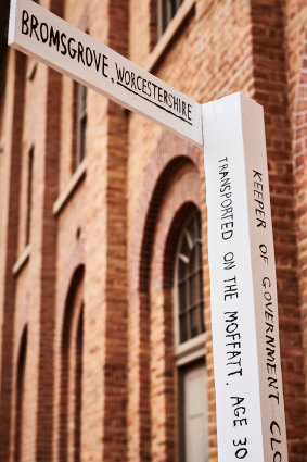 The life stories of the convicts and migrants who lived at the Hyde Park Barracks will be written on the signposts. 