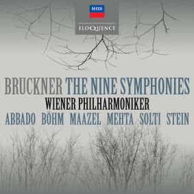 Bruckner's The Nine Symphonies album cover.
