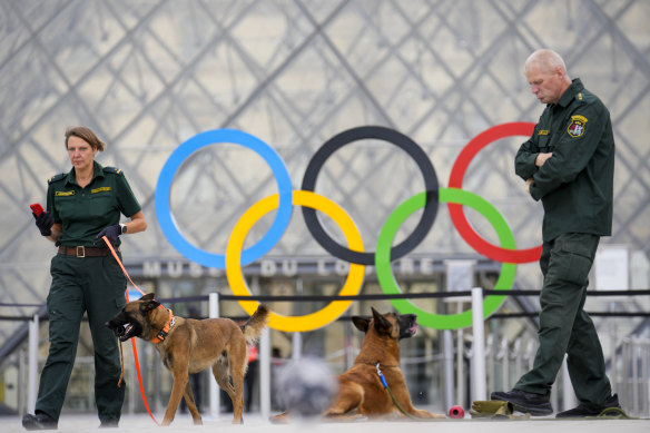 Security in Paris was plentiful, but sensitive in its enforcement.