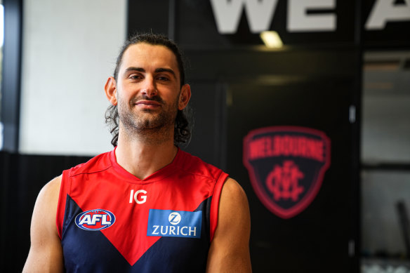 New colours: Brodie Grundy.