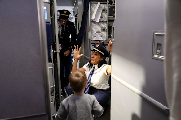 For many pilots, meeting budding young aviators is a highlight of the day.