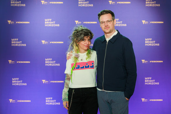 Rankin with Universal Language co-writer Ila Firouzabadi.