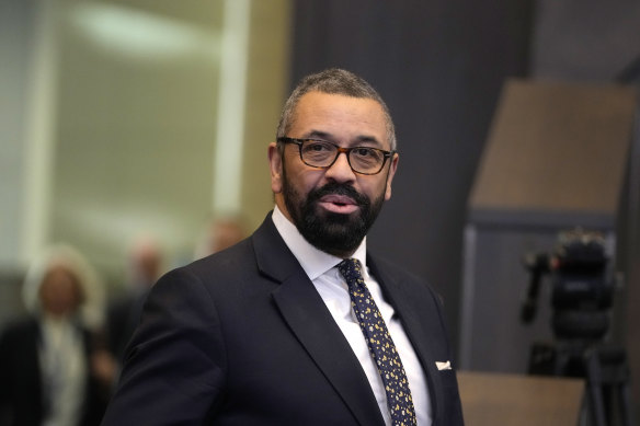 British Foreign Secretary James Cleverly.