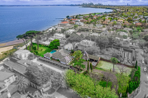 A Brighton fixer-upper is for sale with a price guide of $46 million to $50 million.