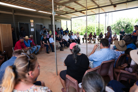 Prime Minister, Anthony Albanese, was in Broome with WA Premier Mark McGowan, Minister Murray Watt, WA Minister Stephen Dawson and Senator Patrick Dodson after flooding.