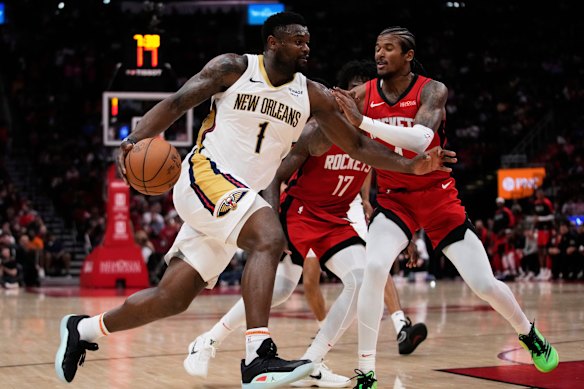 Zion Williamson’s New Orleans Pelicans are bound for Melbourne.
