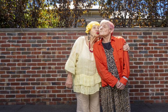 Liliana del Porto (left) and Lydia Marcuzzi: “It’s like having a good friend who never goes away,” says Lydia. “We know what we mean to each other without talking smooshy.” 