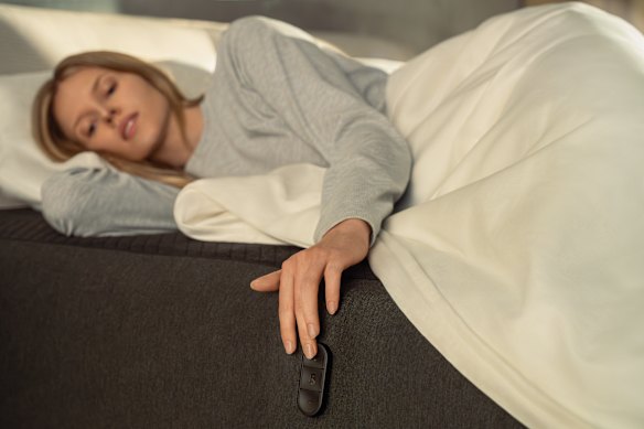 The Eight Sleep Pod can be adjusted using the app or a manual control panel on the side of your mattress.