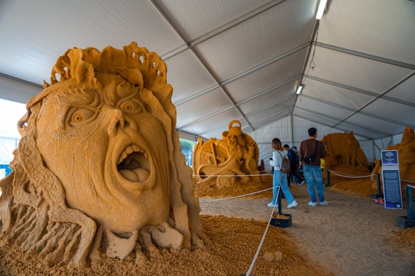 Fourteen artists will compete at the Sand Sculpting Championships in Frankston.