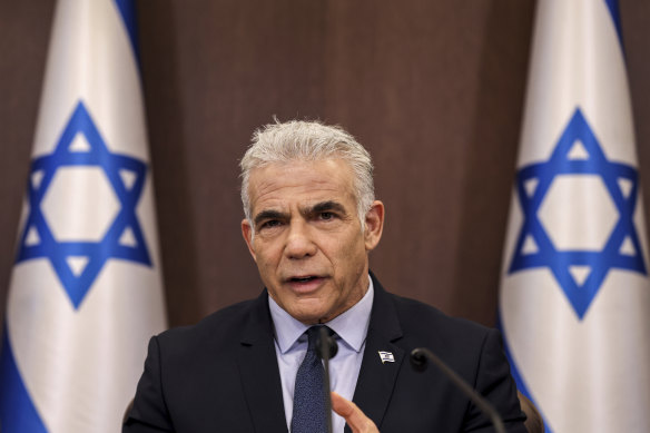 Israeli Prime Minister Yair Lapid said he was surprised by the government’s “hasty” decision-making on West Jerusalem.