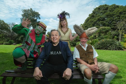 From left to right: Ryan Hawke, Alison Whyte, director Glenn Easton and Richard Piper. 