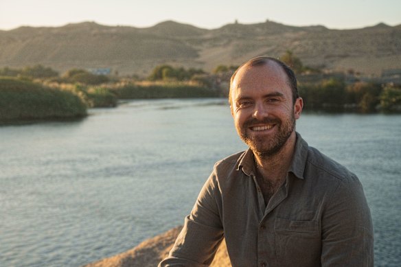 Historian and podcaster Tristan Hughes.