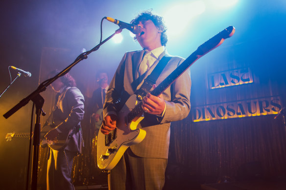 Last Dinosaurs perform at The Croxton in Thornbury in August 10.