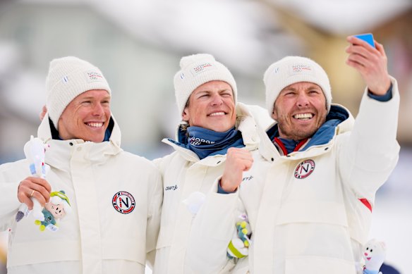 Norway had a podium clean-sweep in the men’s 50km mass start on Saturday.