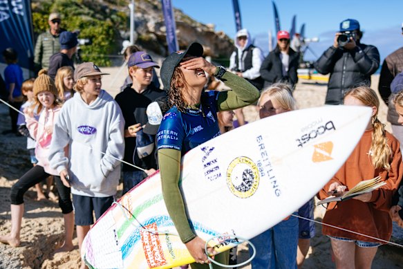 Sally Fitzgibbons suffered more heartbreak at Margaret River.