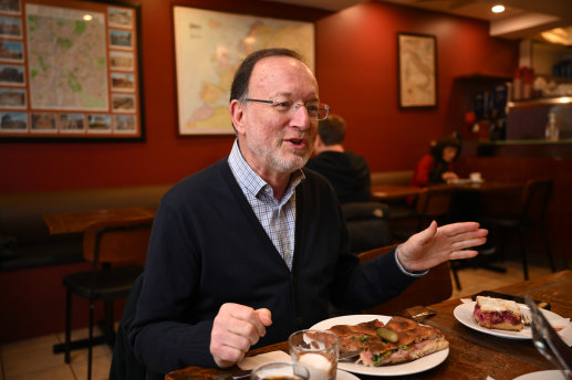 He’s still here: Charles Leski at Fleischer Cakes in Malvern.