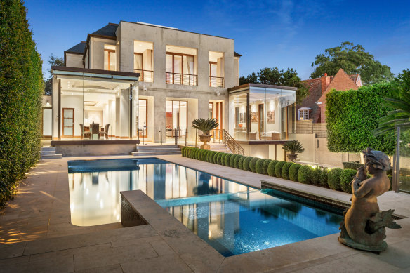A caveat has been quietly placed on the Lansell Road mansion, which Shannon Bennett bought with former partner Madeleine West for $16 million in 2018.