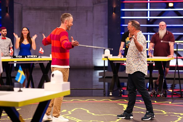 ‘I believe it helps people be at their best if you can keep a slight amount of cheerfulness in adversity’: Hamish Blake.
