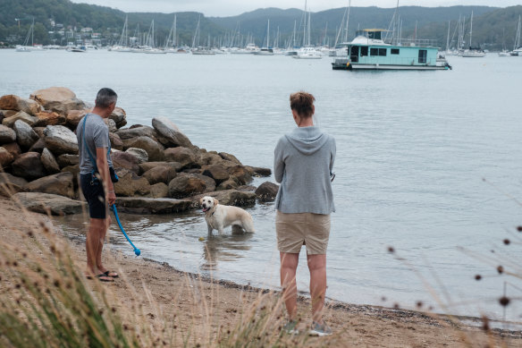 Rowland Reserve in Bayview is the only place in the northern beaches north of Narrabeen where dogs are allowed in the water.