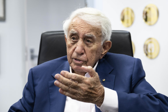 Harry Triguboff has attacked Randwick City Council for opposing his development in Zetland.