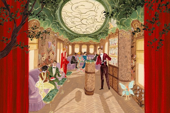 An artist impression of the Celia Carriage.