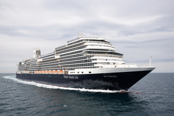 Holland America’s MS Rotterdam, the seventh ship to bear the name.