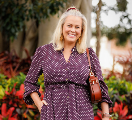 Lady of the manor: Samantha Armytage.