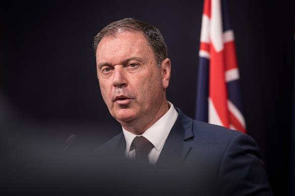 Treasurer Colin Brooks unveiled the tax changes at a property industry event on Wednesday.