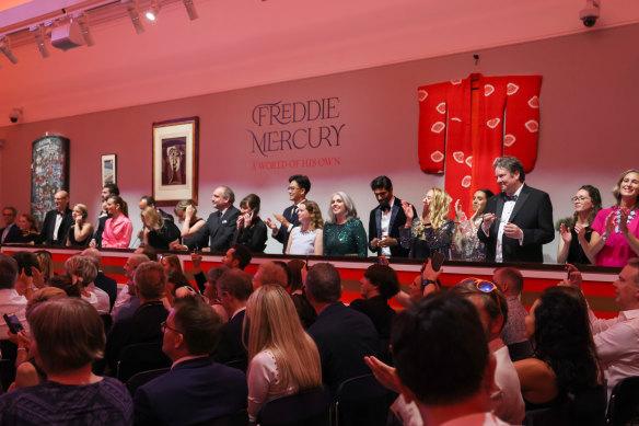 The ‘Freddie Mercury: A World of His Own’ evening sale at Sotheby’s in London. 