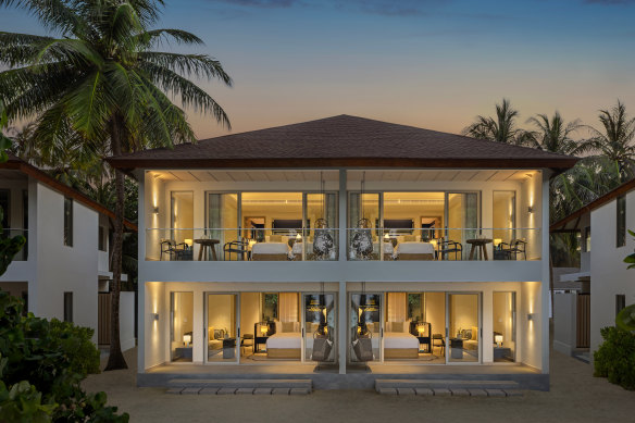 The four-bedroom beach pavilion includes a fully accessible suite.