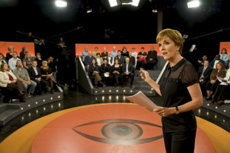 Brockie hosts an episode of Insight, which adopted its panel style in 2014.