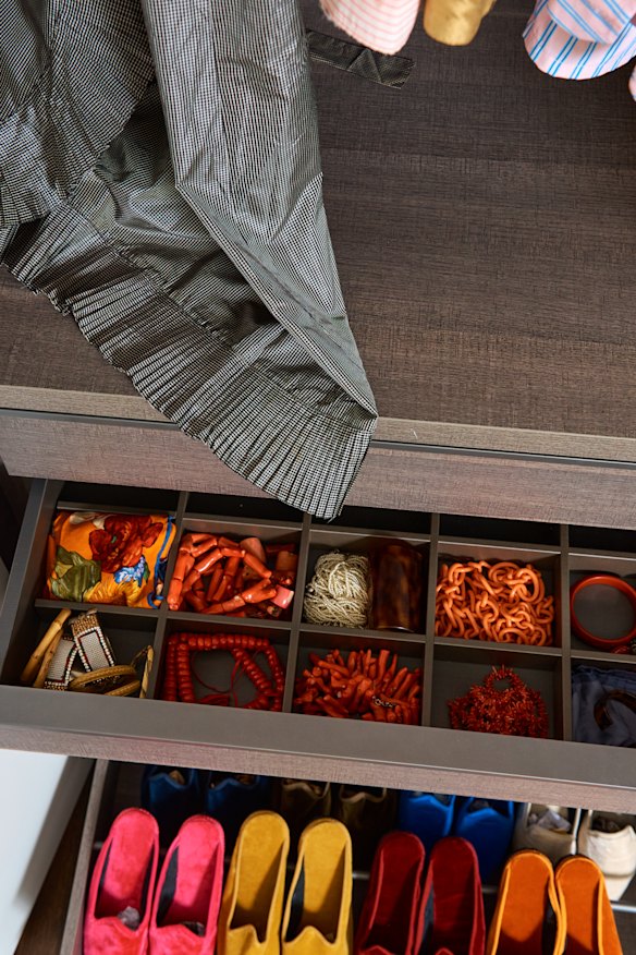 Storage drawers help tackle the threat of the "dysfunctional dress-up box".