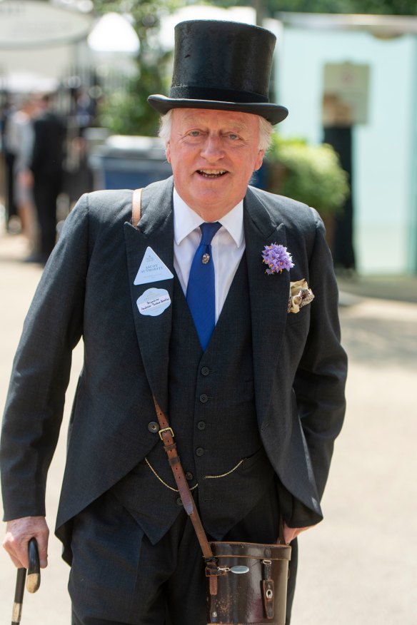 At Ascot in 2021. “Everyone loves him,” says Queen Camilla’s close friend, the Marchioness of Lansdowne, “but he’s always terribly misbehaving.”