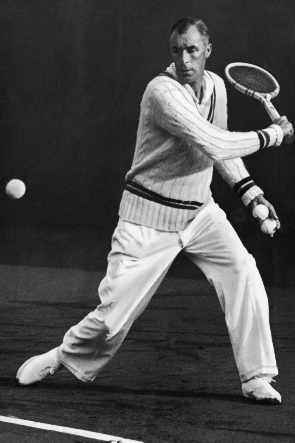 American “Big Bill” Tilden, in 1930, who believed “worrying, worrying, worrying” was the greatest problem for players.