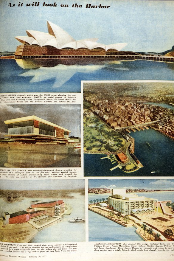 Sydney Opera House article from the Australian Women’s Weekly from  February 20, 1957.