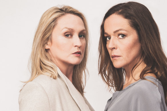 Helen Thomson (left) will play Elizabeth I and Caroline Brazier will play the title role in The Sydney Theatre Company's Mary Stuart.