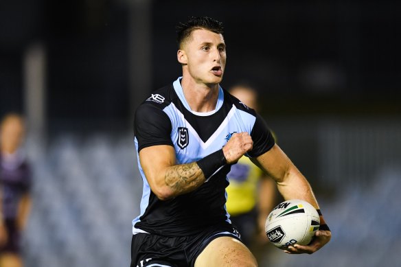 Hot prospect: Bronson Xerri will make his Sharks debut against Parramatta.