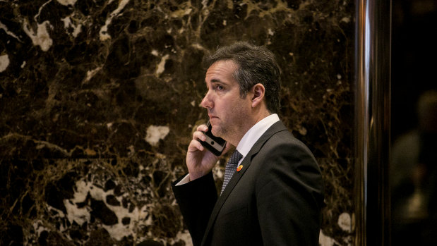 Michael Cohen, President Donald Trump’s personal lawyer, in Trump Tower in 2017.