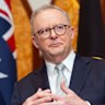 Prime Minister Anthony Albanese speaks in Shanghai.