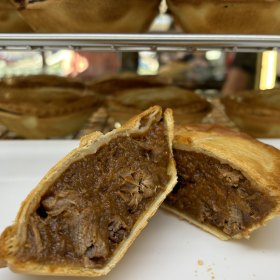 Steak pie at The Upper Crust in Collaroy.