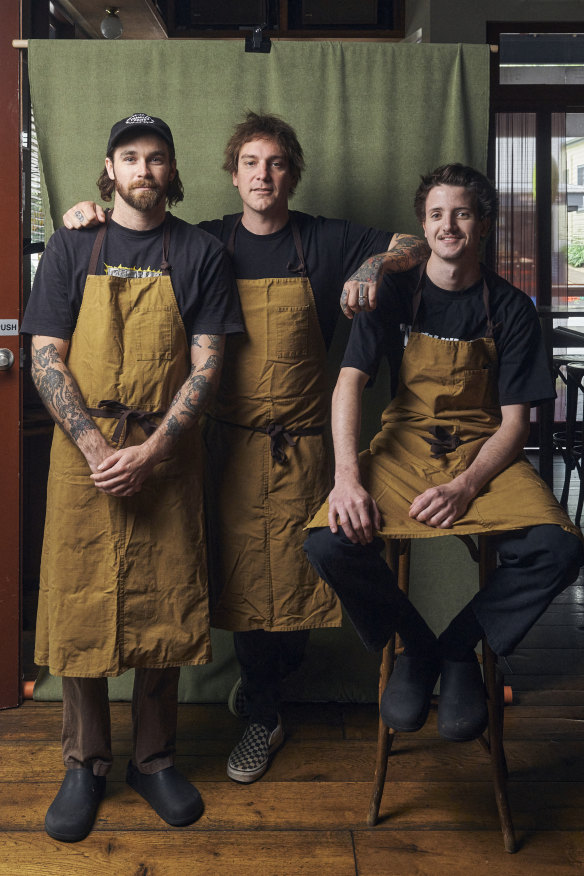 You Beauty chef Matt Stone (centre).