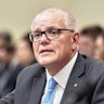 Former prime minister Scott Morrison appeared at a congressional hearing on the Chinese Communist Party in Washington.