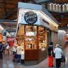Local market hall Mercat de Sant Antoni in Barcelona, Spain.