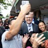 Prime Minister Anthony Albanese… basking in the glow of incumbency.