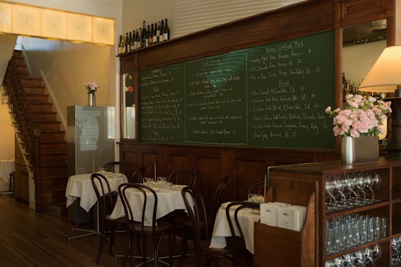 Inside Bar Carnation in the former Gerald’s Bar site on Rathdowne Street.