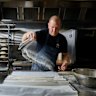 Benjamin Griffiths at Yarra Valley Artisan Baker in Wesburn.