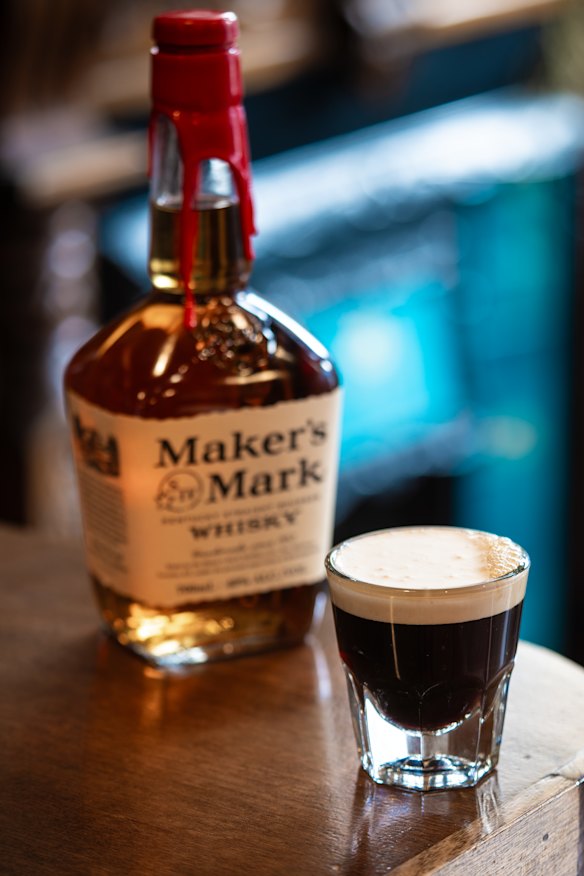 Kentucky Coffee with Maker’s Mark and honey cream.