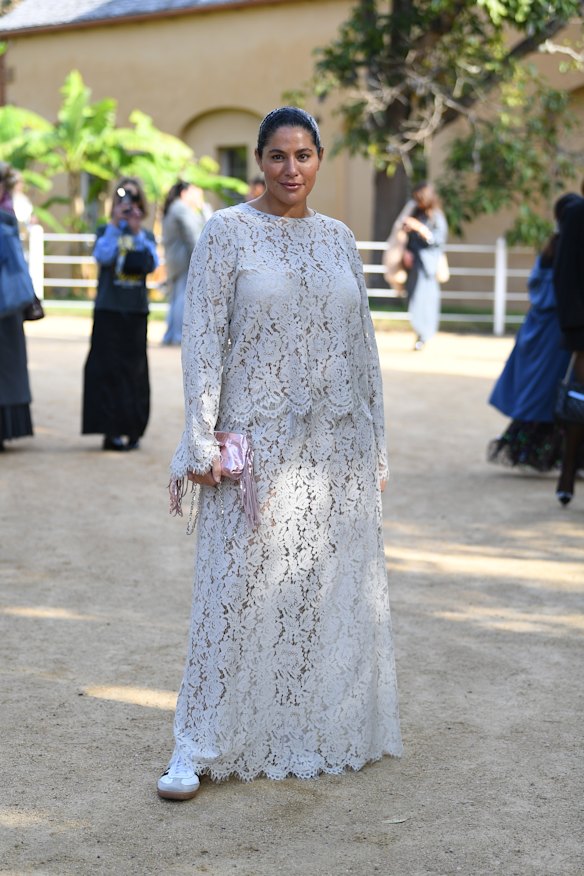 Day four at Australian Fashion Week 2024 at Vaucluse House before the Blanca runway show.